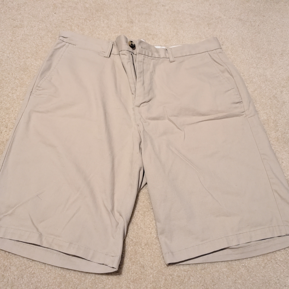 Old Navy Men's Tan Flat Front Shorts